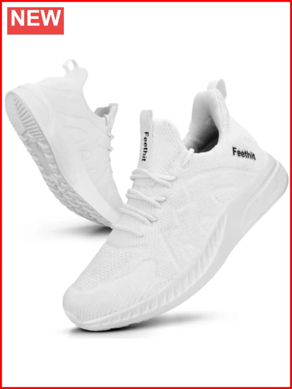 Lightweight Mesh Slip-On Sneakers Running Walking Gym Shoes